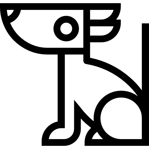 Dog Facing Left